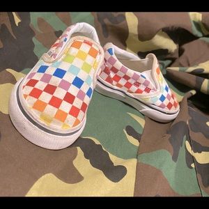 Toddler Vans checkerboard Slip- on shoes